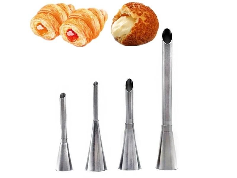 Pointed Puff Cream Mouth Stainless Steel Cake Dessert Decorators Cookies Pastry Carousel 1
