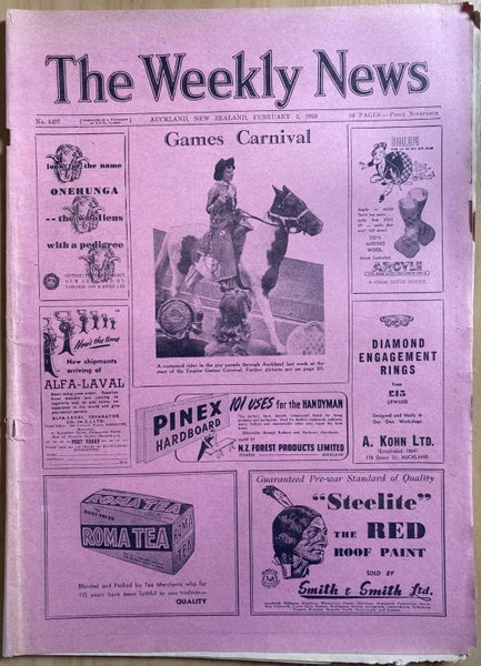 OLD NEWSPAPER: The Weekly News, No. 4497, 1 February 1950 Carousel 1