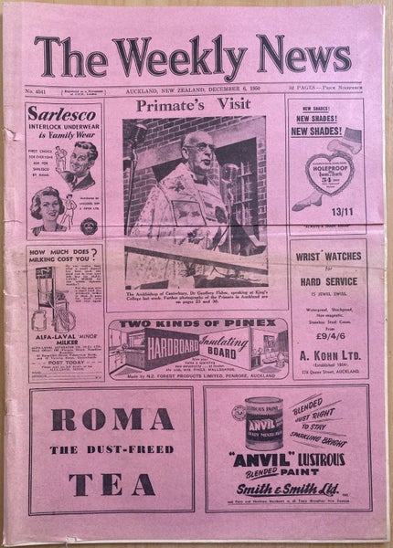 OLD NEWSPAPER: The Weekly News, No. 4541, 6 December 1950 Carousel 1