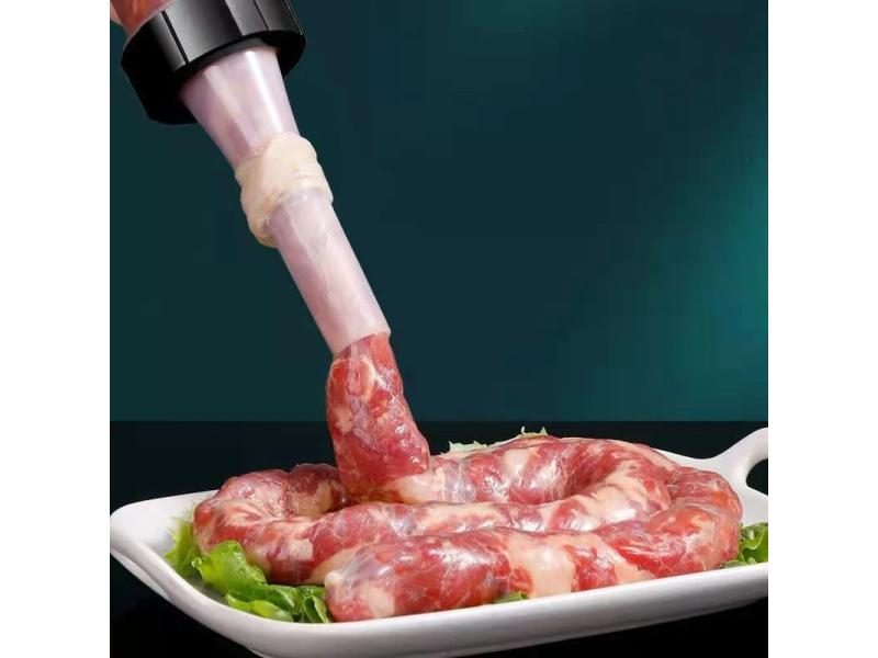 Manual Sausage Stuffing Machine Sausage Syringe Meat Injector Tools Carousel 1