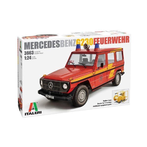 Italeri 3663 1/24 Mercedes-Benz G230 Feuerwehr Carousel 1