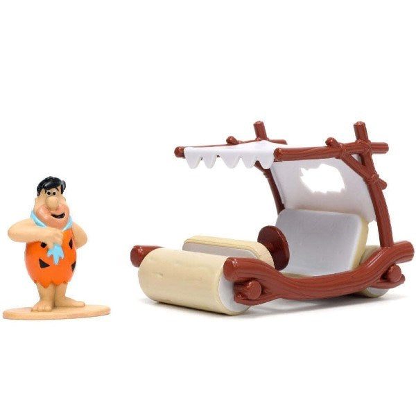 Jada 33382 1/32 Flintmobile w/Fred Flintstone Figurine - The Flintstones Carousel 1