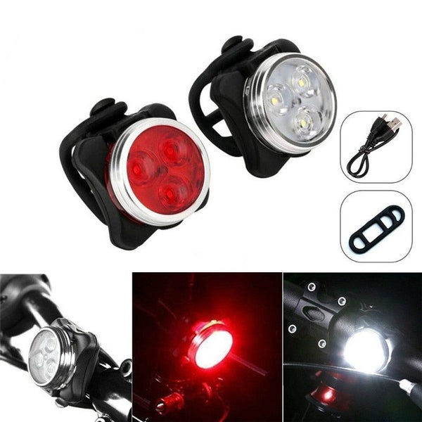 High Quality Bright Cycling Bicycle Bike 3 LED Head Front light 4 Carousel 2