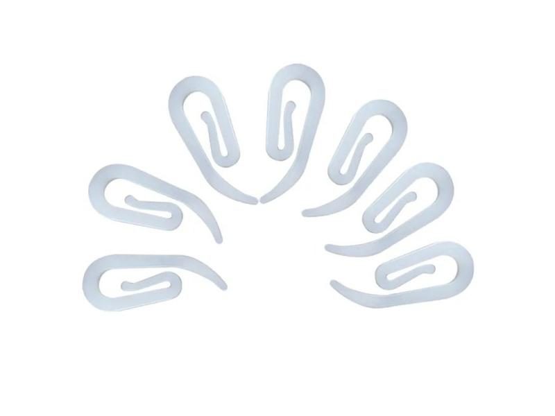 100pcs Pack Plastic Curtain Hooks For Window Tracks Poles Carousel 1