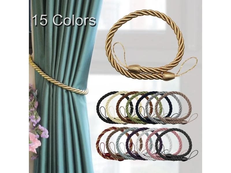 1Pc Gold Handmade Weave Curtain Holder Clip For Home Decor Carousel 2