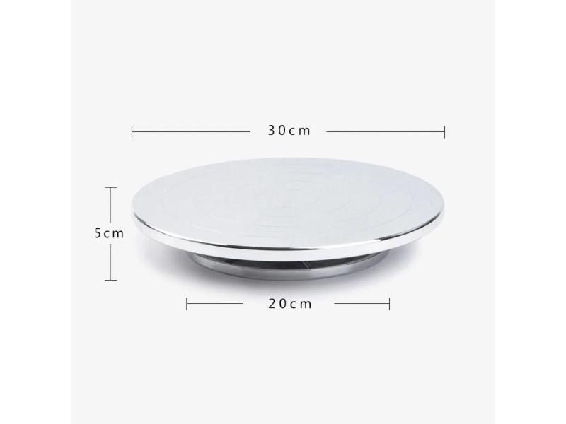 Aluminum Alloy Turntable Clay Tool Double-sided Available Sculpture Ceramics Carousel 1