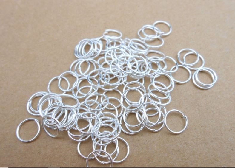 ** .925 Sterling Silver Plated or 18K Gold Plated Jumprings 3mm (240) ** Carousel 2