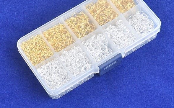 ** .925 Sterling Silver Plated or 18K Gold Plated Jumprings 3mm (240) ** Carousel 1