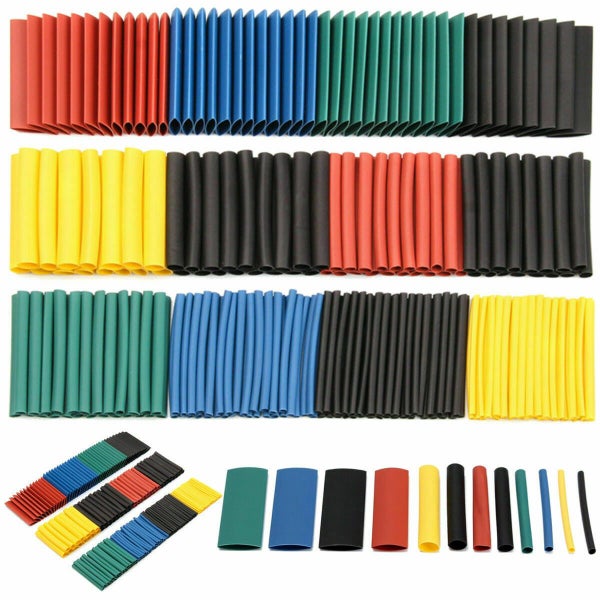 1060Pcs Heat Shrink Tubing Insulation Shrinkable Tube 2:1 Wire Cable Sleeve Kit Carousel 2