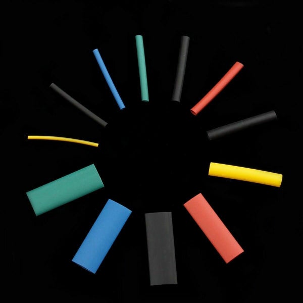 1060Pcs Heat Shrink Tubing Insulation Shrinkable Tube 2:1 Wire Cable Sleeve Kit Carousel 11