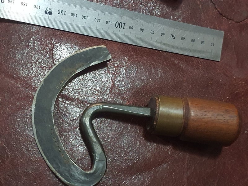 Antique P BERGEMANN Handforged Knife/Cutting Tool Carousel 8