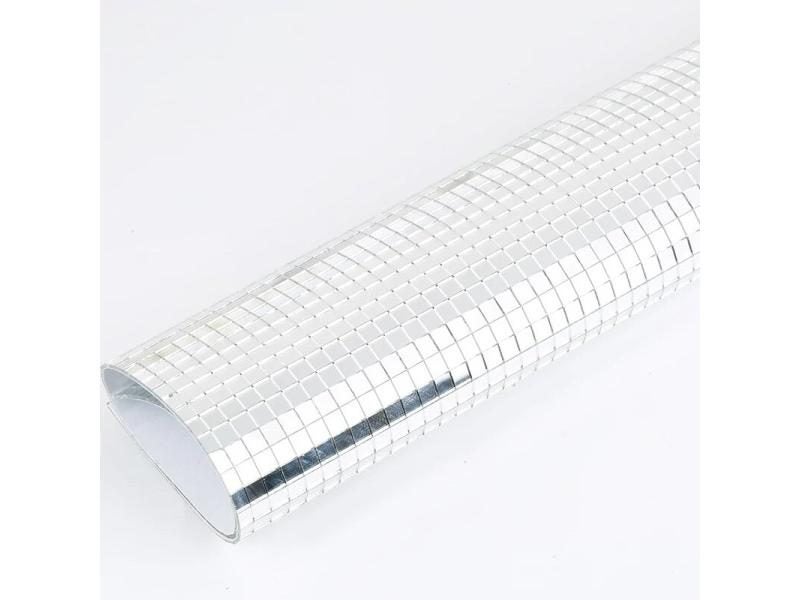 30x30cm Glass Mosaic Self-Adhesive Sliver Square Mirror Tiles For DIY Carousel 1