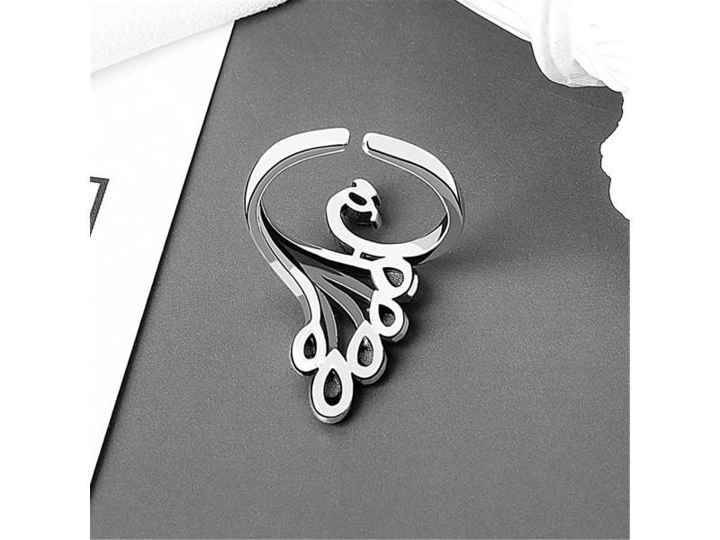 DIY Hand Made Wool Ring Ring Creative Open Knit Sweater Ring Personality Carousel 2