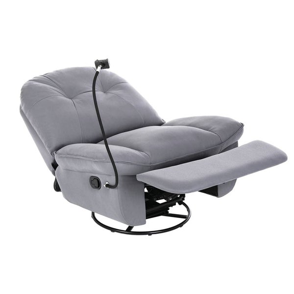 Recliner Chair Lounge 360oswivel Rocker Sofa Comfy Armchair Lounge Grey Carousel 2