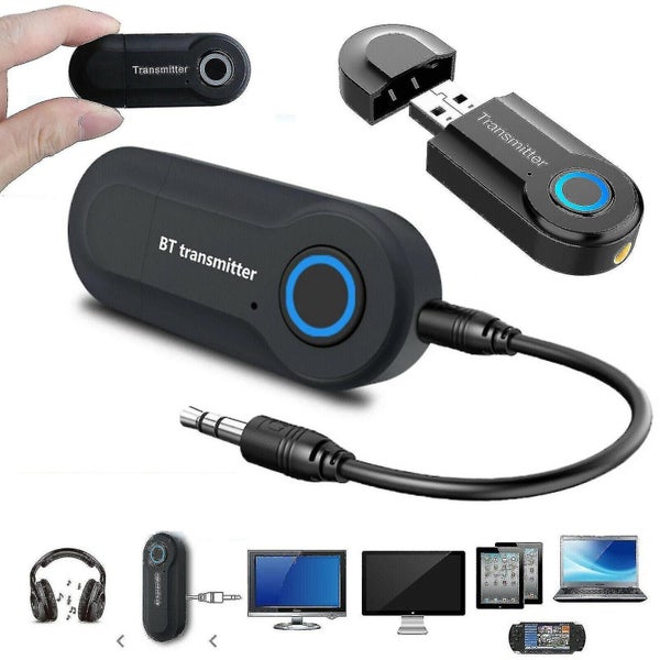 Wireless Bluetooth Transmitter Tv Phone Pc Audio Music Adapter Carousel 1