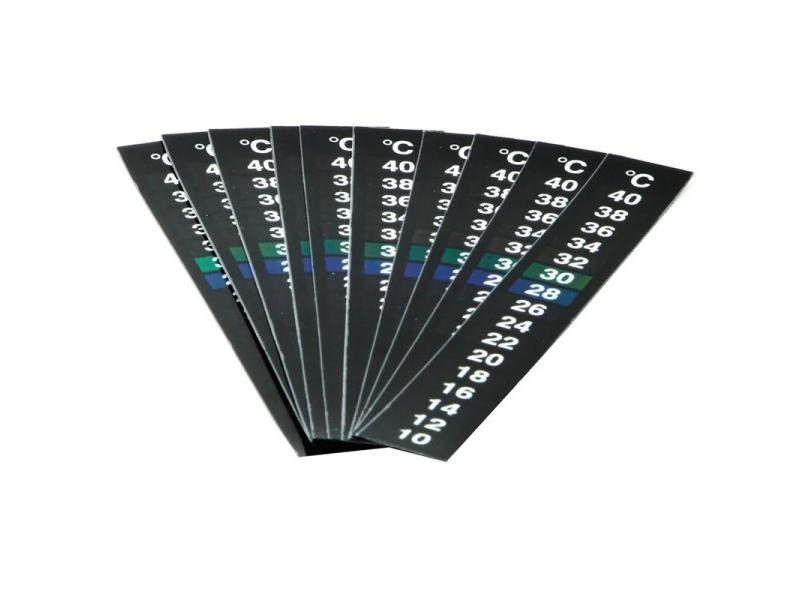 NEW 10pcs Stick-On Aquarium Fish Tank Thermometer Temperature Sticker For Carousel 1