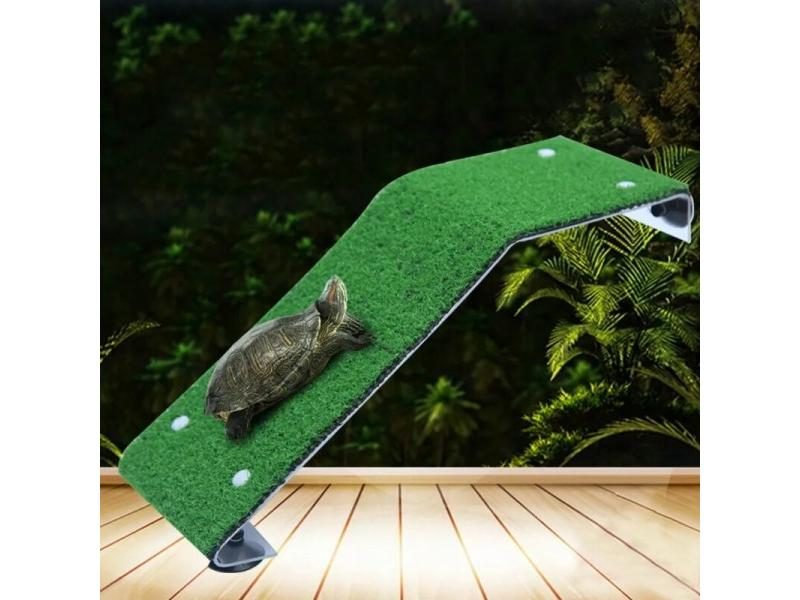 Reptile Ramp Platform Turtle Basking Rectangular Sunbathing Floating Platform Carousel 2