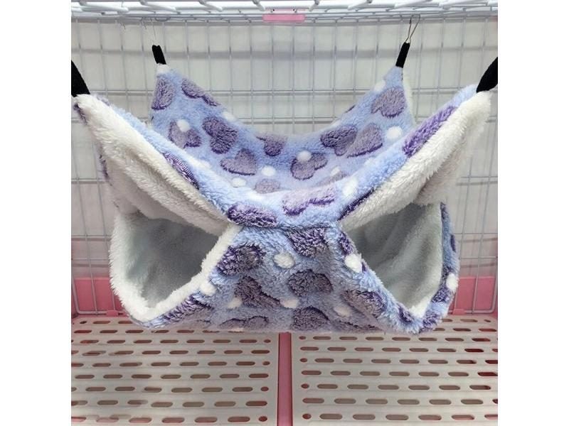 Hammock For Rats Double Thick Plush Warm Bed For Hamster House Nest Hanging Carousel 1