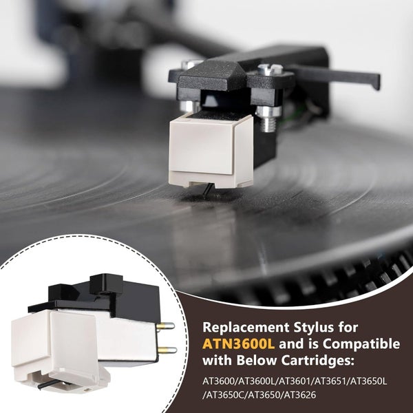 Record Player Needle Replacement for ATN3600L, Turntable Stylus Carousel 2