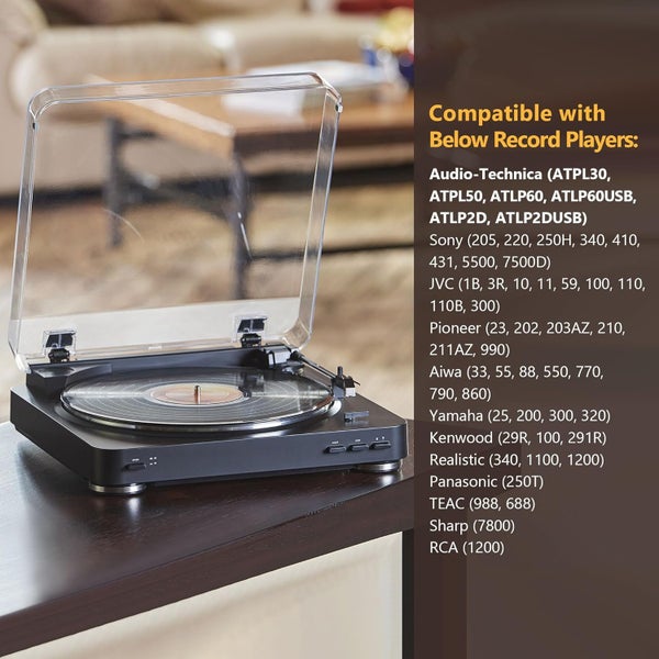 Record Player Needle Replacement for ATN3600L, Turntable Stylus Carousel 8