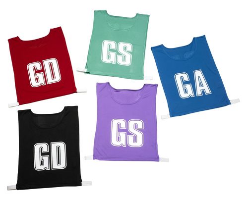 GILBERT JUNIOR NETBALL BIB SET BLACK Carousel 2