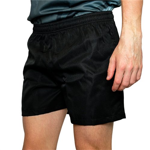 SILVER FERN RUGBY SHORTS BLACK 5XL Carousel 2