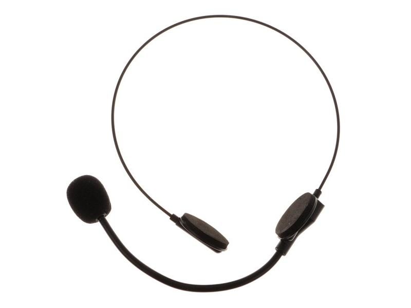 Novelty Black Mic Microphone Headset Toy Halloween Party Fancy Dress Prop Carousel 1