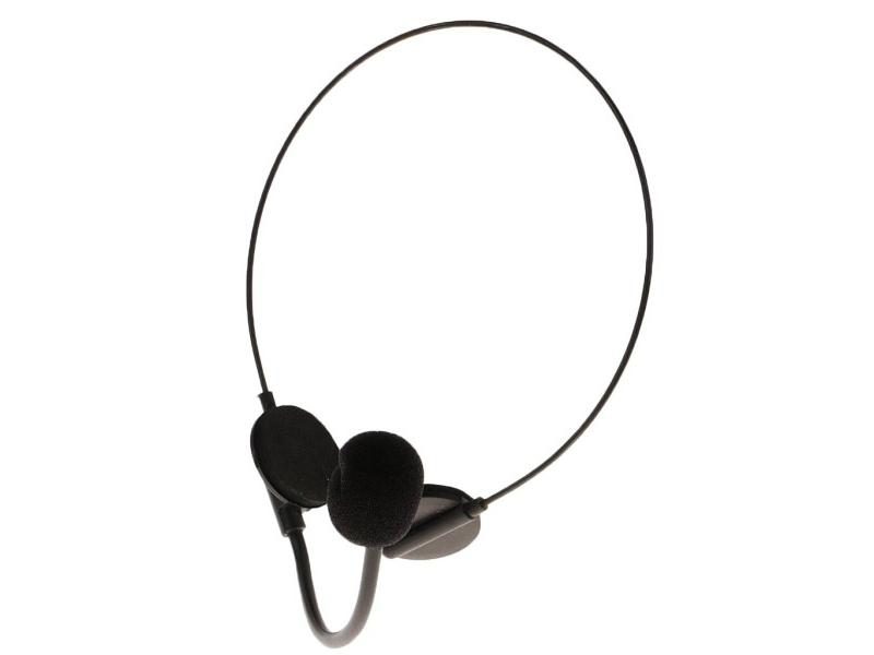 Black Mic Microphone Headset Toy For Halloween Party Fancy Dress Prop Carousel 1