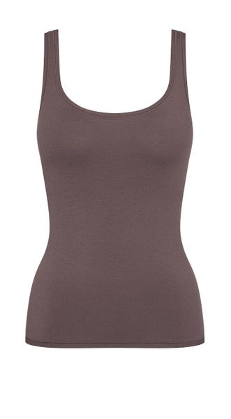 Sloggi Go Allround Shirt 02 Scoop Neck Padded Bra Vest Kaluha CS Carousel 5