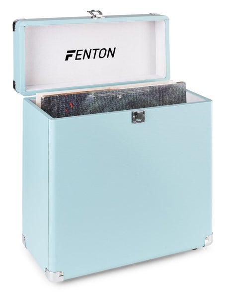 Vinyl Record Case - Blue Carousel 1