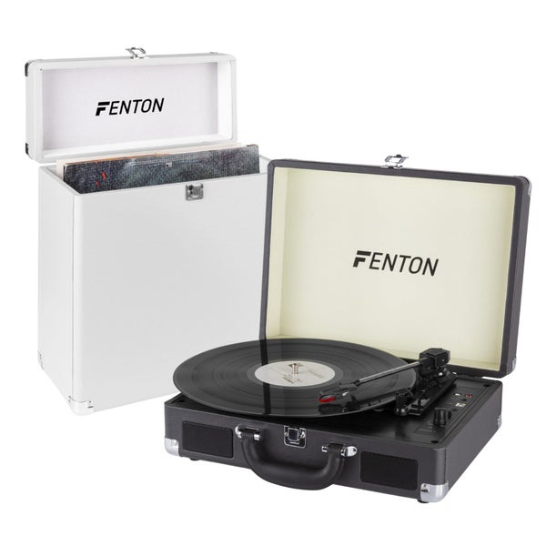 Record Player and Record Case Carousel 1