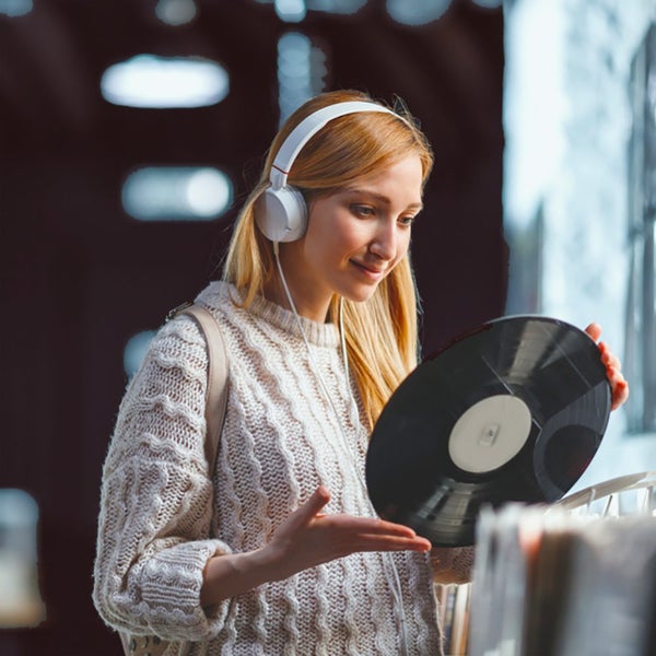 Record Player Briefcase with Bluetooth - Charcoal Carousel 19