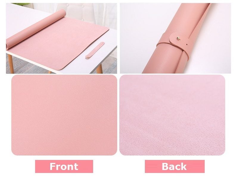 100*50cm PU Leather Desk Mat Computer Laptop Keyboard Mouse Pad Office Carousel 2