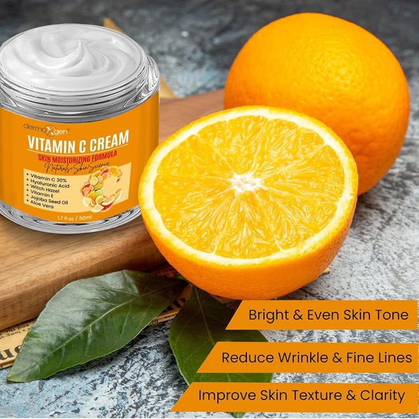 VItamin C Moisturizing Cream - Organic Glowing Skin Anti-Aging, 50ml Carousel 10