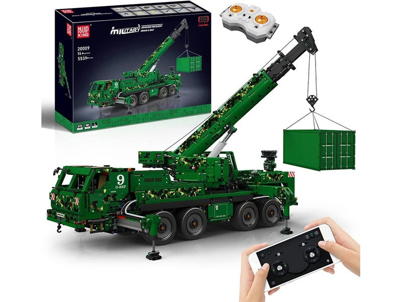 Brand New Mechanical Crane Building Sets Toy, Electric Crane Toy Building Kits Carousel 1