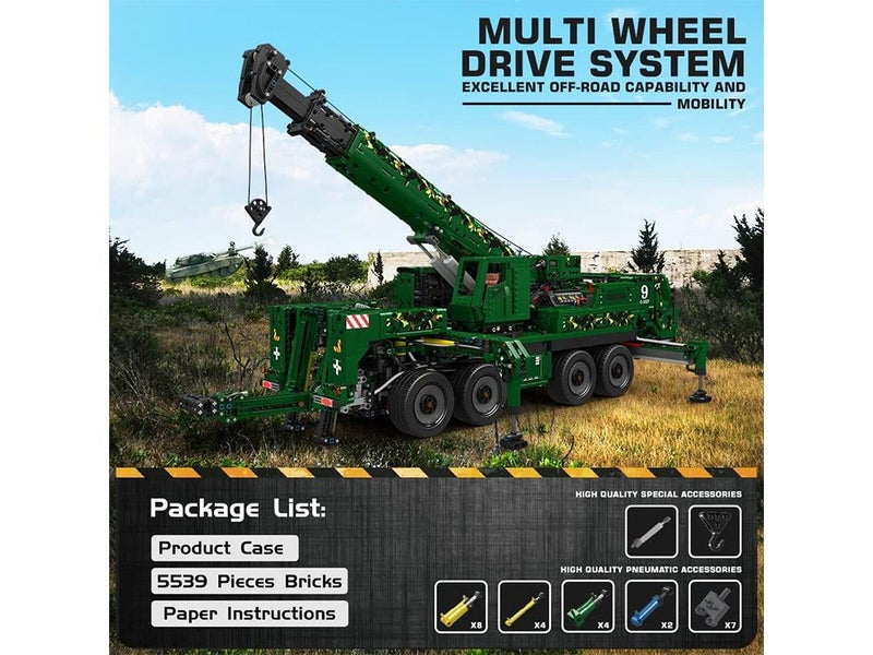 Brand New Mechanical Crane Building Sets Toy, Electric Crane Toy Building Kits Carousel 6