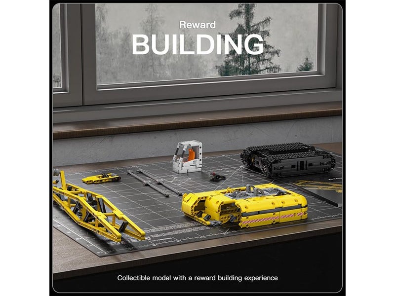 Brand New Crawler Crane Building Sets Toy, 1292PCS Electric Construction Set Carousel 6