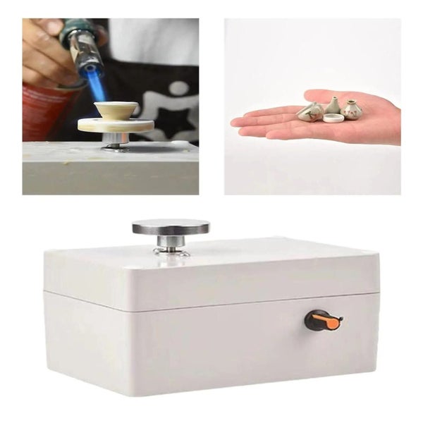 Electric Pottery Wheel Clay DIY Forming Safety Shaping Tool CHK12N Carousel 6