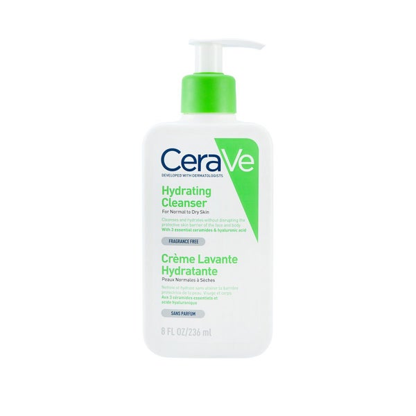 CeraVe Hydrating Cleanser For Normal to Dry Skin (With Pump) 236ml/8oz Carousel 1