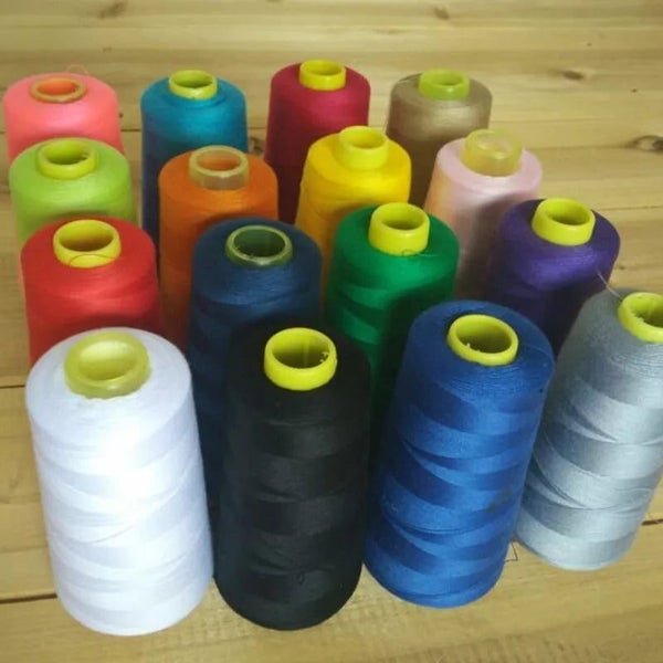 3000Yards length Polyester thread White/ Black/ Blue/ Grey sewing threads CHK12N Carousel 2