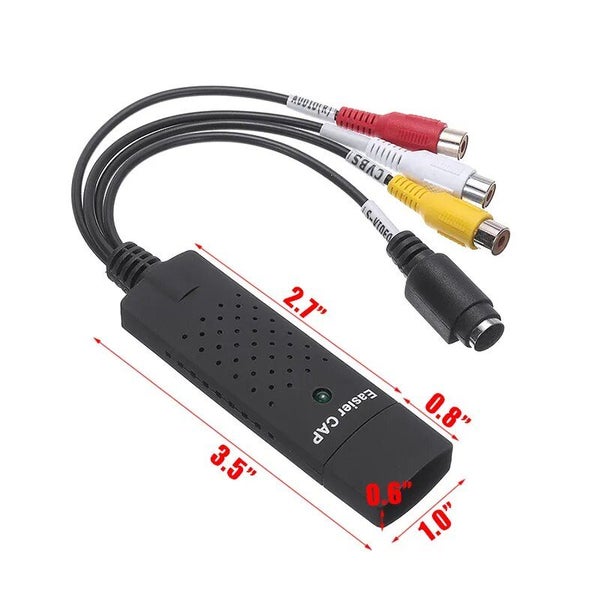 USB 2.0 Audio TV Video DVR to PC DVD VCR Converter Capture Card Recorder CHK12N Carousel 2