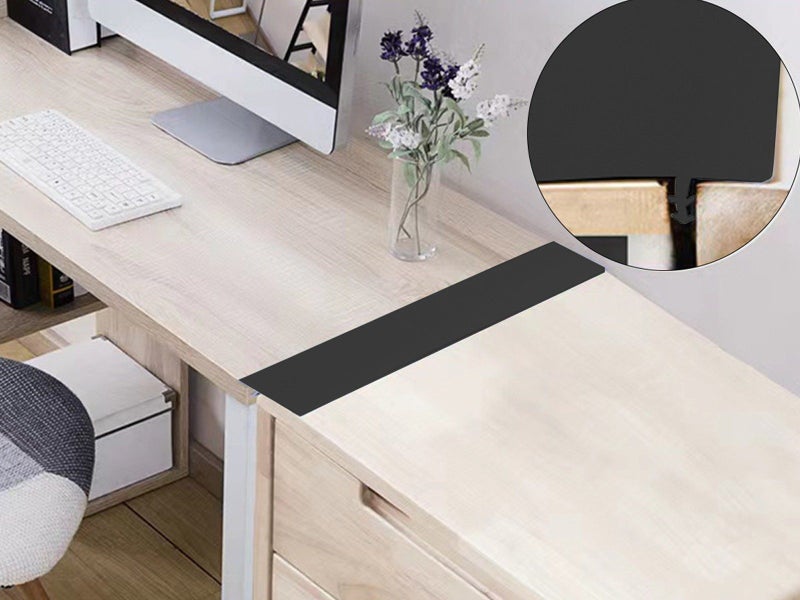 1Pc 25 inches Silicone Kitchen Stove Counter Gap Cover Gap Filler Strip - Black Carousel 2