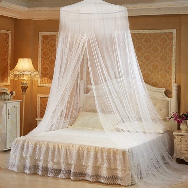 Corner Post Bed Canopy Mosquito Net Full Queen King Size Carousel 1