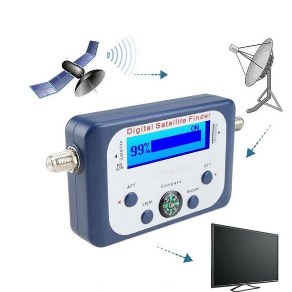 Digital Satellite Finder Satlink Tester Meter TV Signal Receiver Sat Find CHK12N Carousel 1
