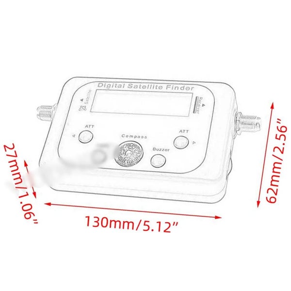 Digital Satellite Finder Satlink Tester Meter TV Signal Receiver Sat Find CHK12N Carousel 7