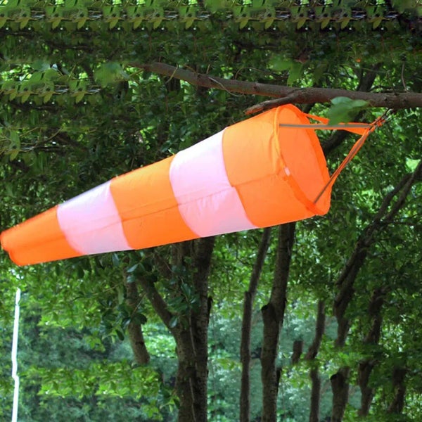 Waterproof Scale Airport Windsock Wind Vane Bright Red And White Wind Van CHK12N Carousel 2