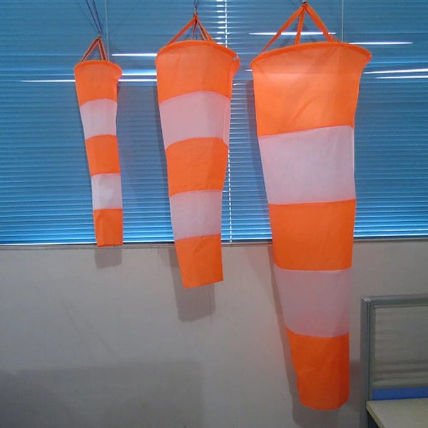 Waterproof Scale Airport Windsock Wind Vane Bright Red And White Wind Van CHK12N Carousel 25