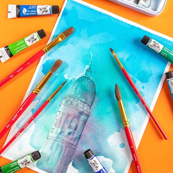 Watercolour Brushes Signature 5pc - Mont Marte Carousel 8