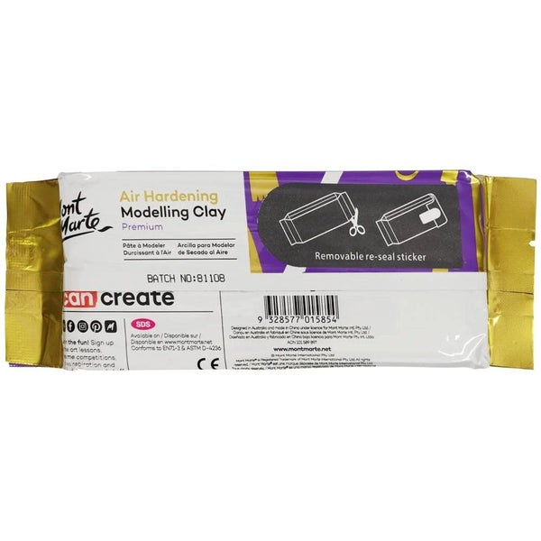 Air Hardening Modelling Clay Premium 500g - Terracotta - Mont Marte Carousel 2