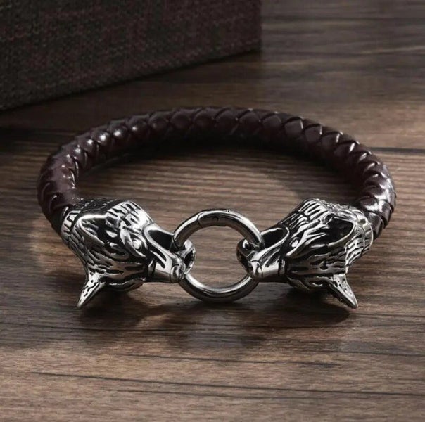 Fashion Vintage Multi-Layer Handwoven Leather Cross Bracelet for Men Clas CHK12N Carousel 30